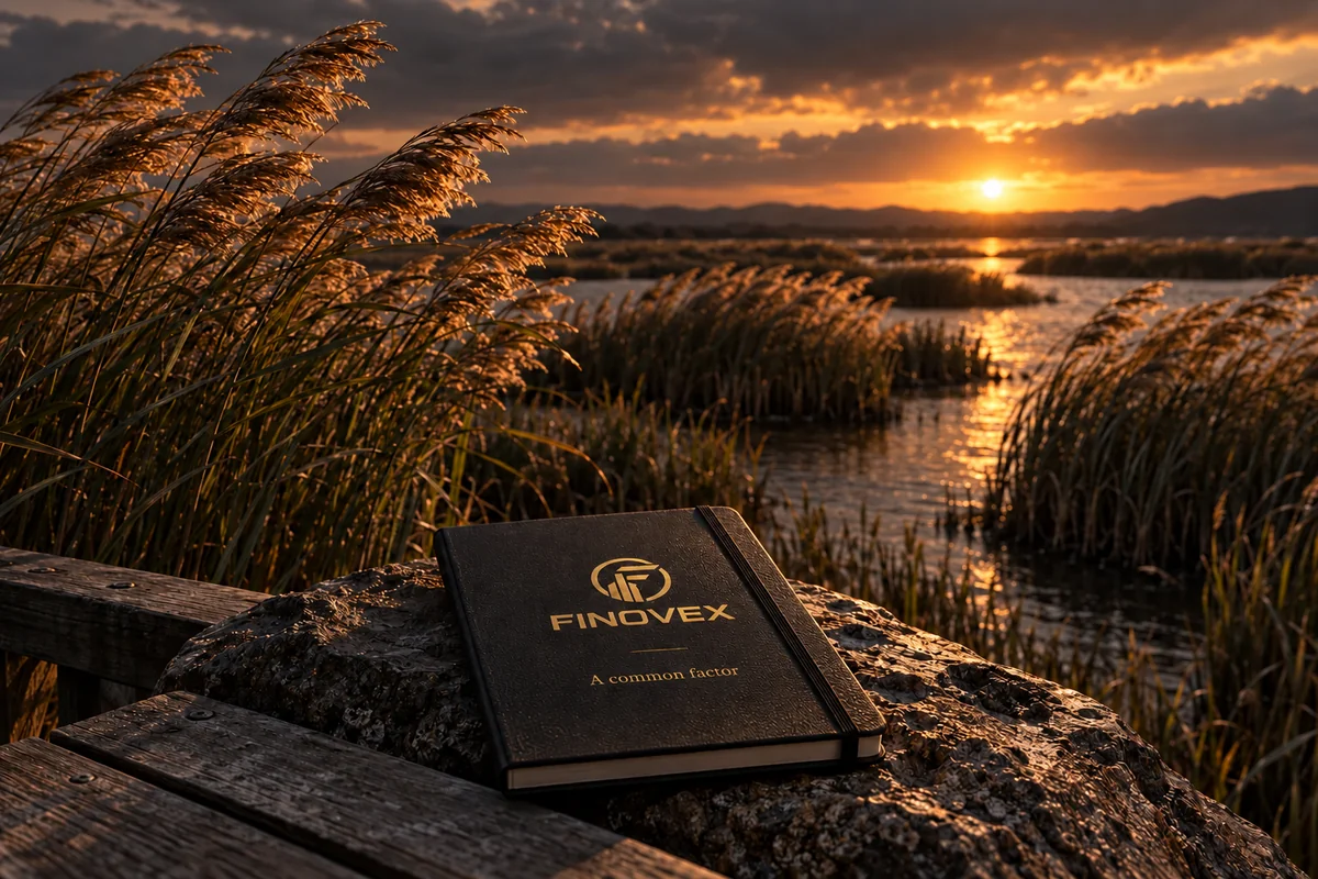 Separate reeds bend under the same wind, as a metaphor for exposure to a common factor.